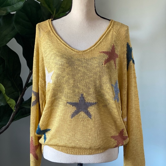 New• Star Struck •star knit pullover - Picture 4 of 7